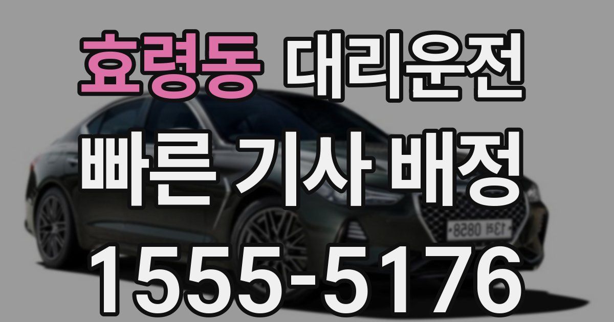 일일대리기사