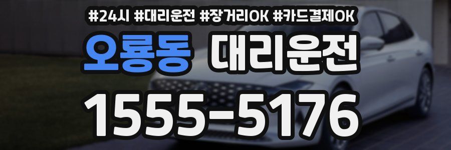 오룡동 대리운전