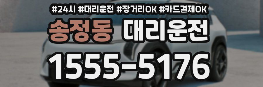 송정동 대리운전