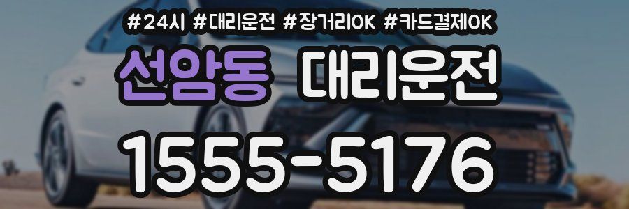 선암동 대리운전