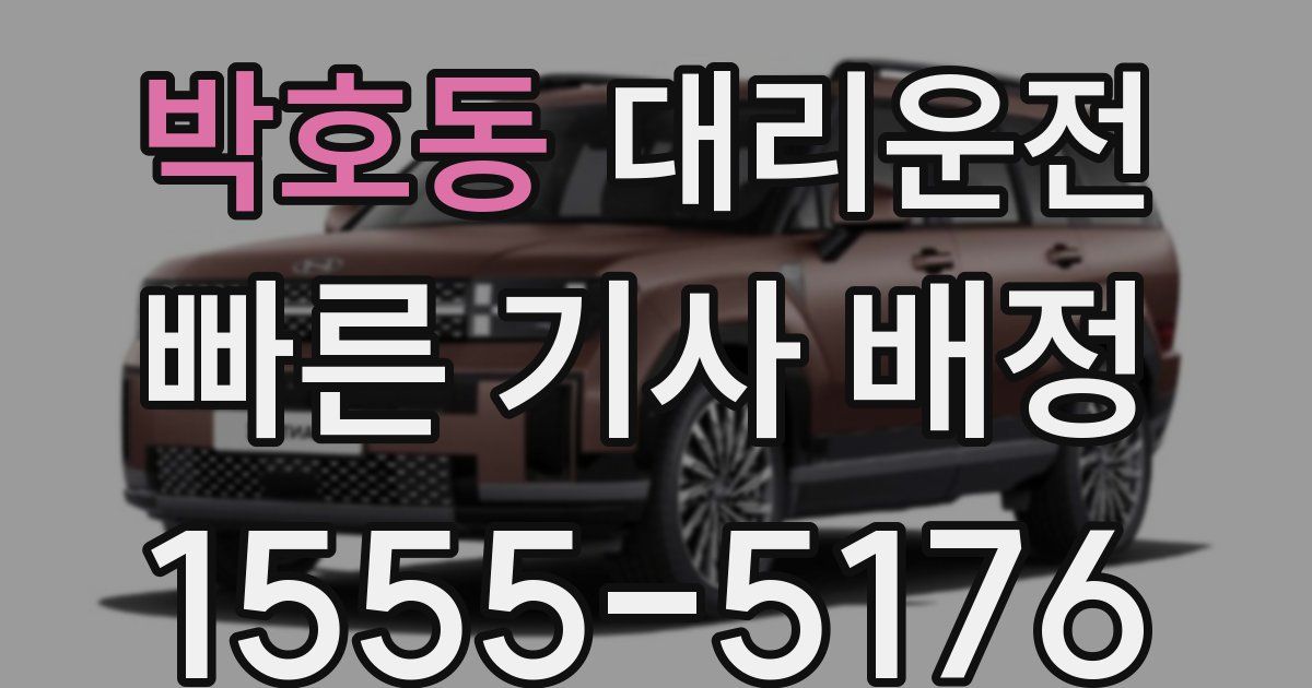 일일대리기사