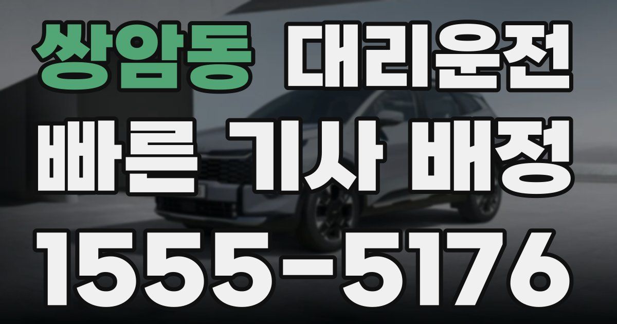 일일대리기사