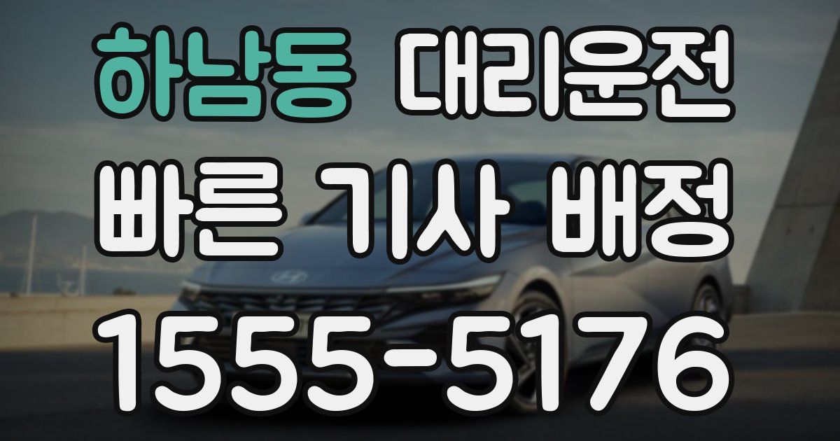 일일대리기사