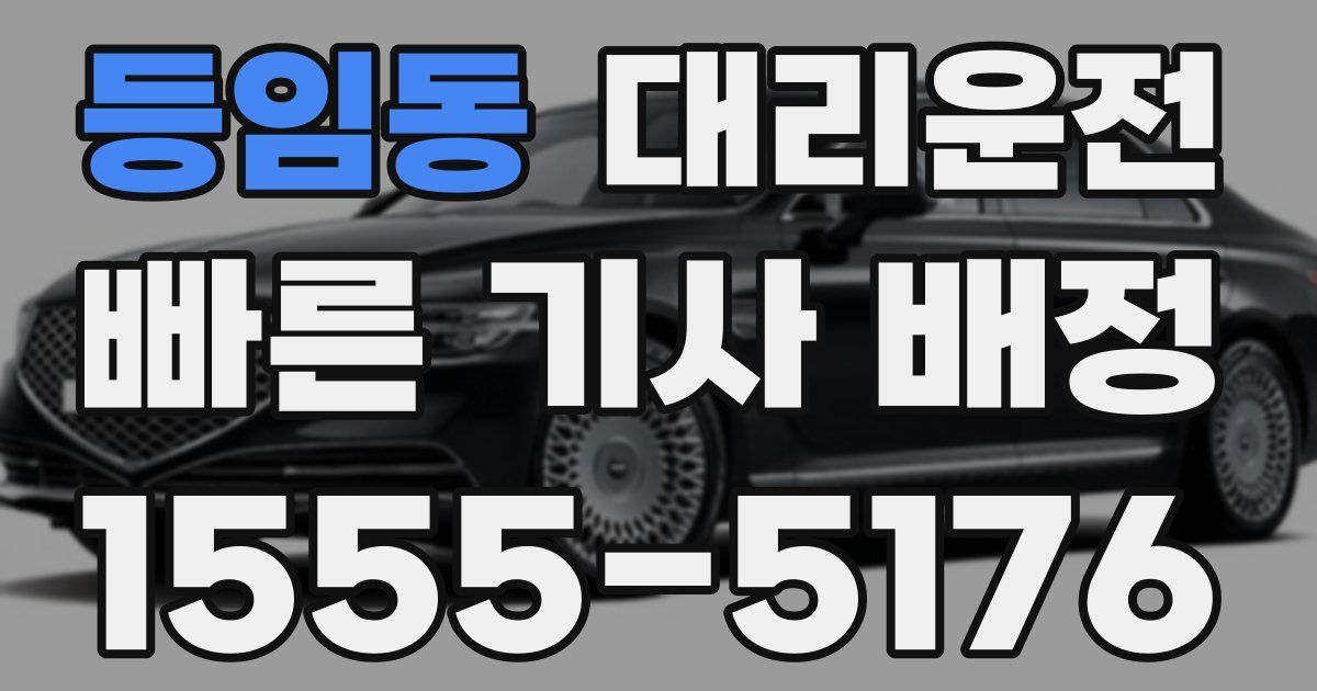 일일대리기사