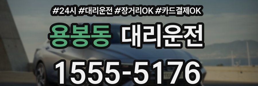 용봉동 대리운전