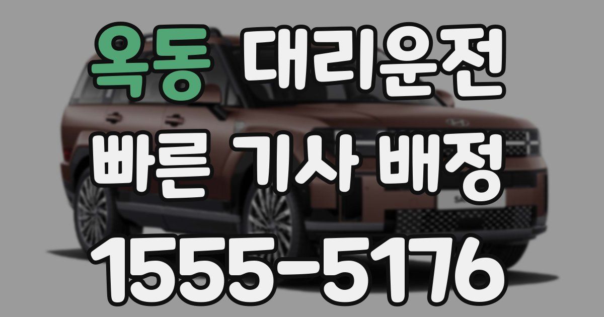 일일대리기사