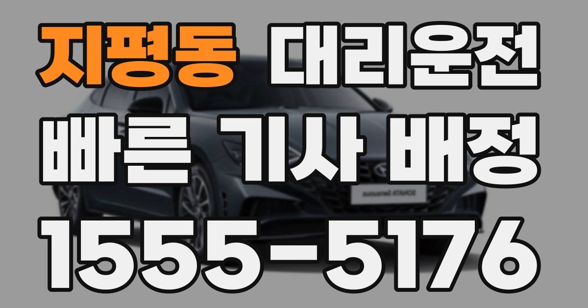 일일대리기사