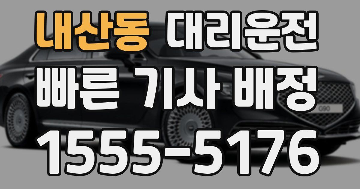 일일대리기사