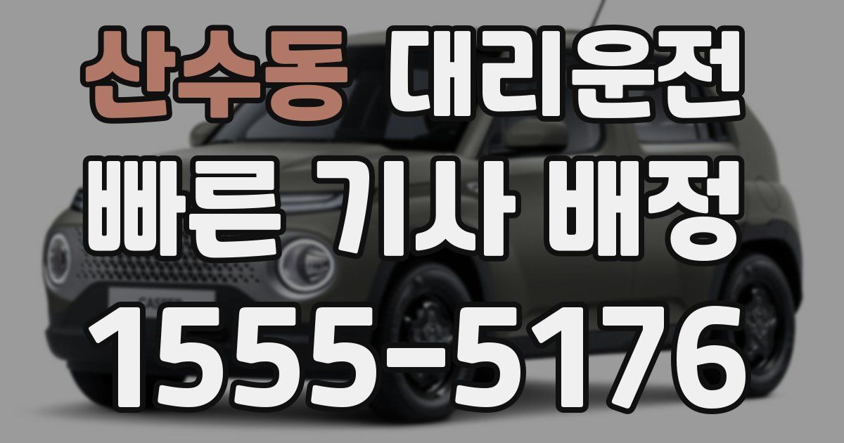 일일대리기사