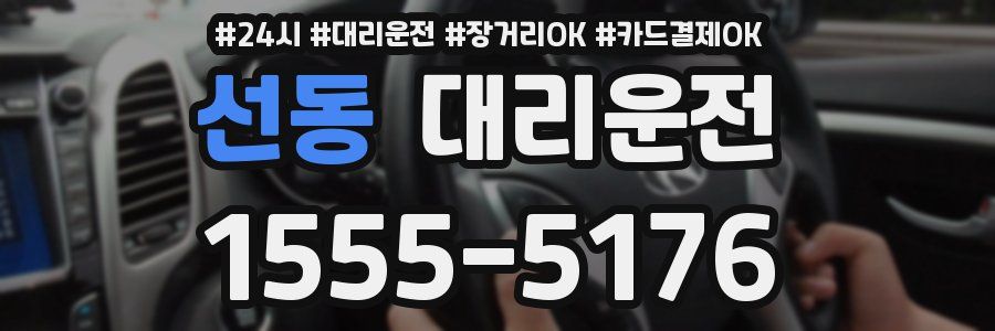 선동 대리운전