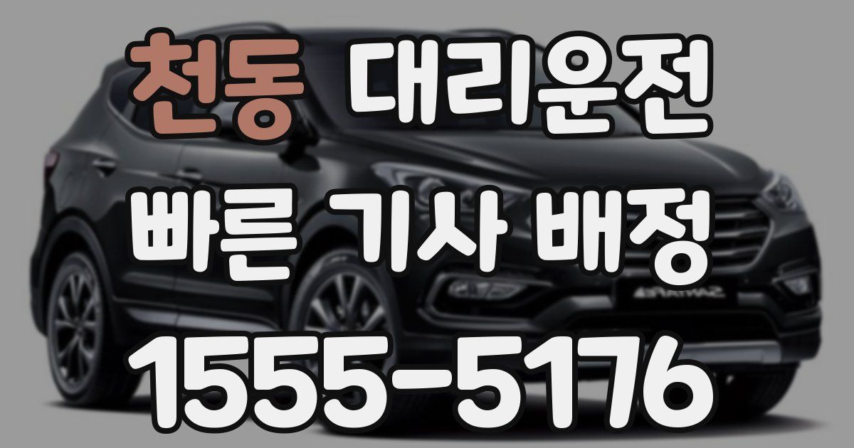 일일대리기사