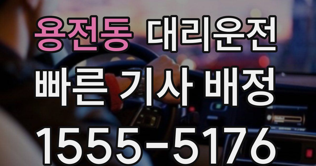 일일대리기사