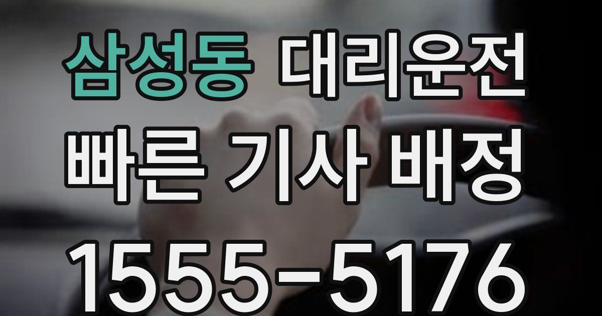 일일대리기사