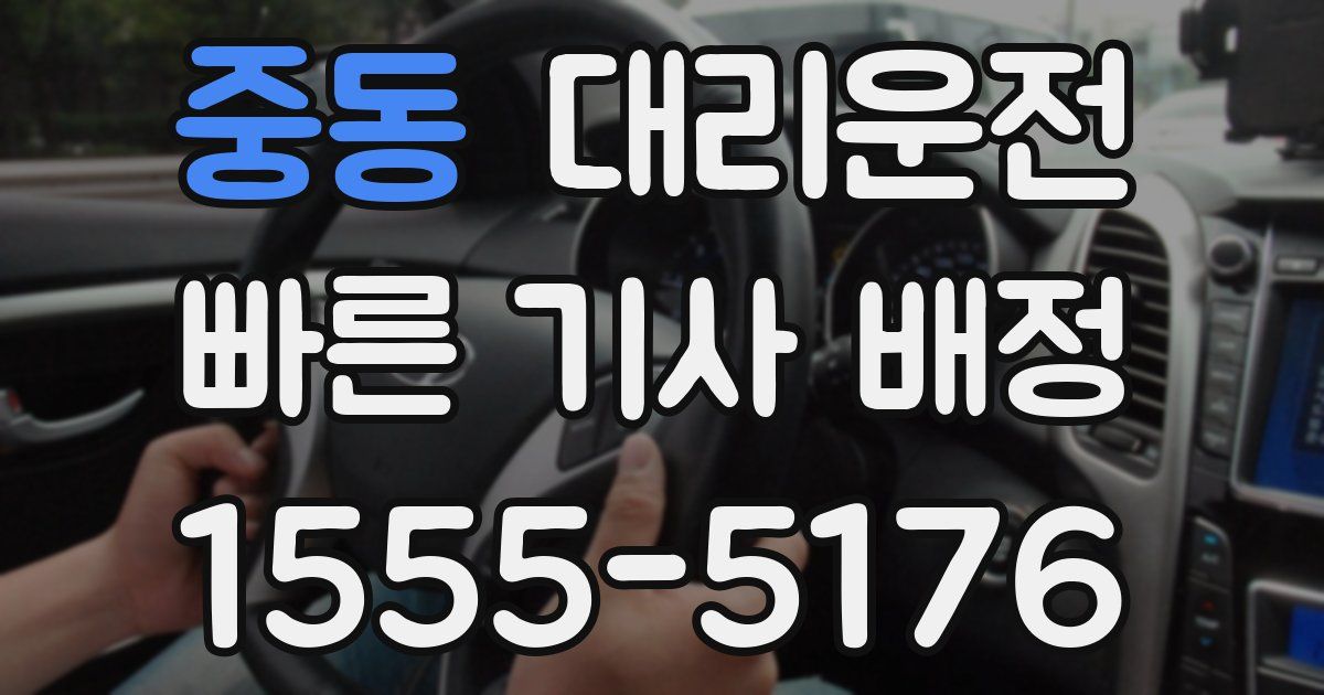 일일대리기사