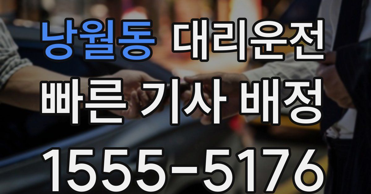 일일대리기사