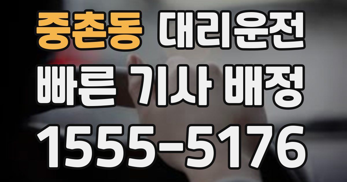 일일대리기사