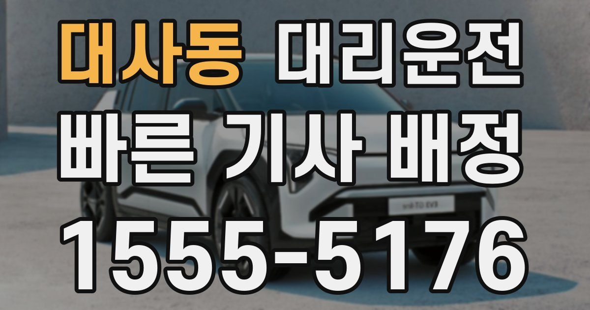 일일대리기사