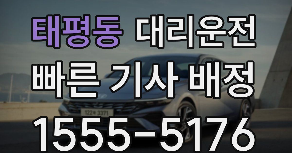 일일대리기사