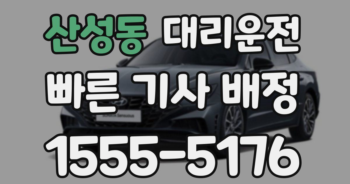 일일대리기사