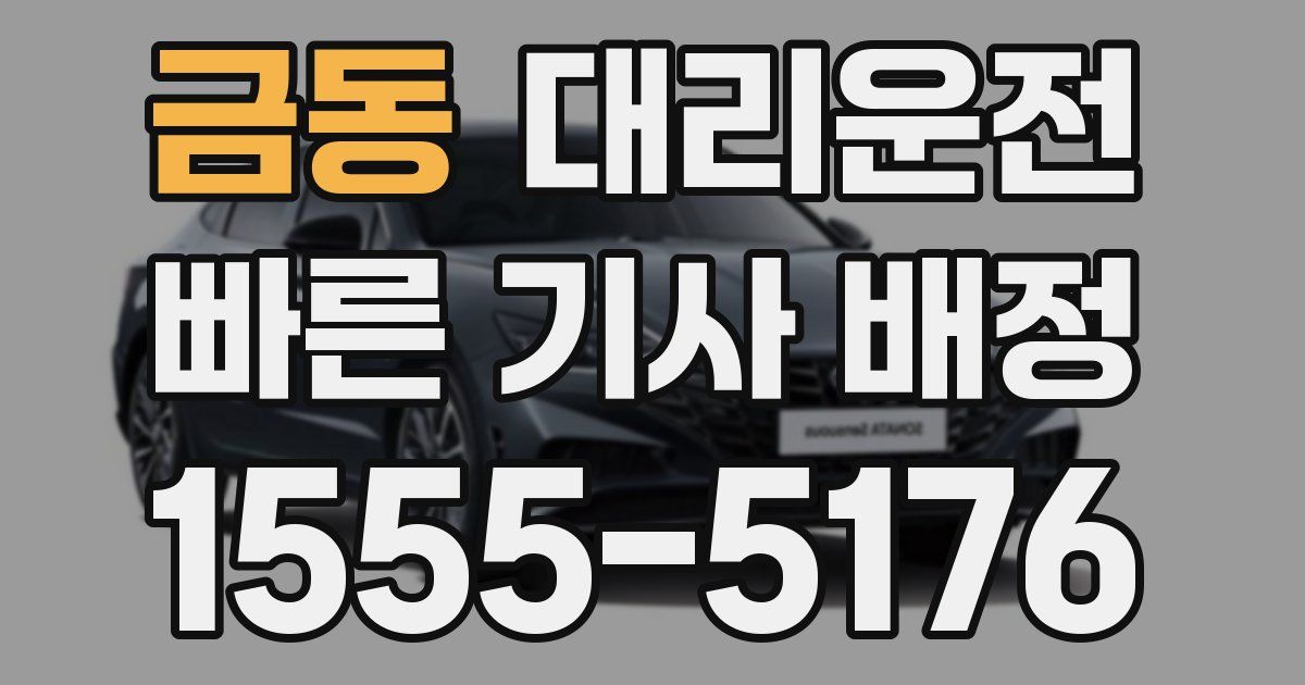 일일대리기사