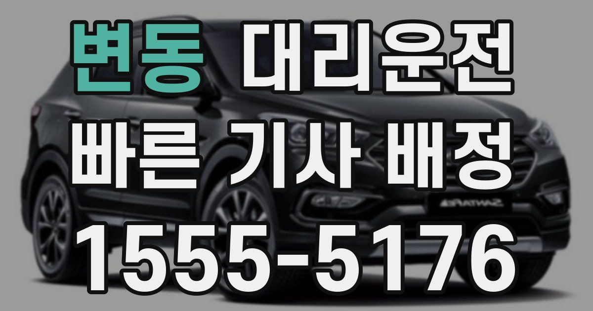 일일대리기사