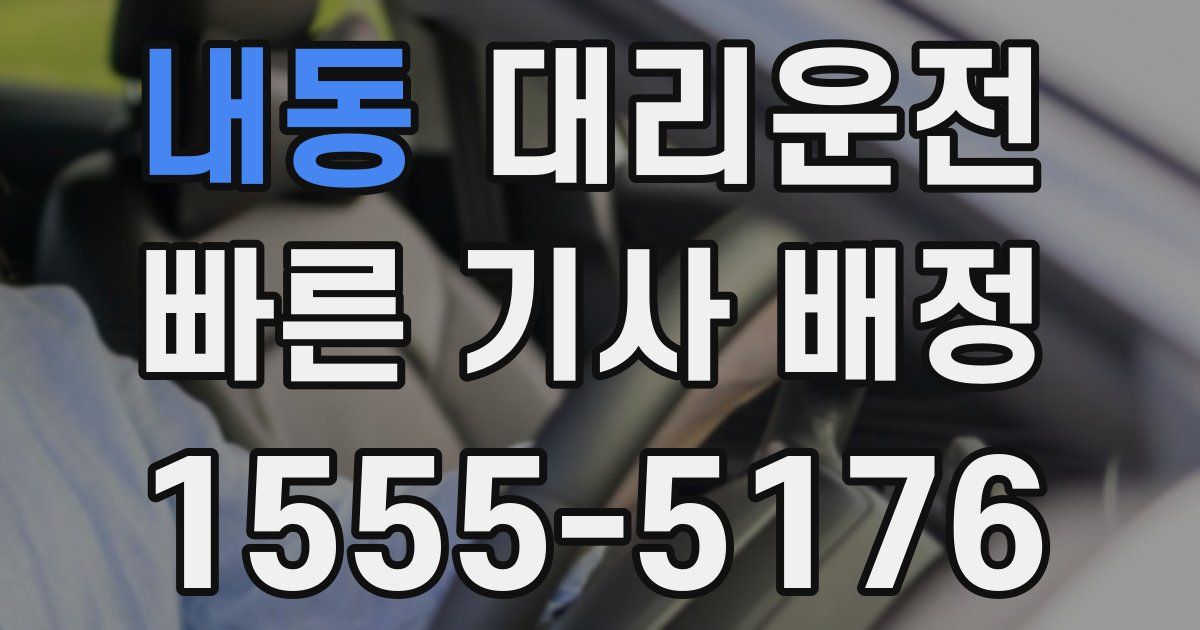 일일대리기사