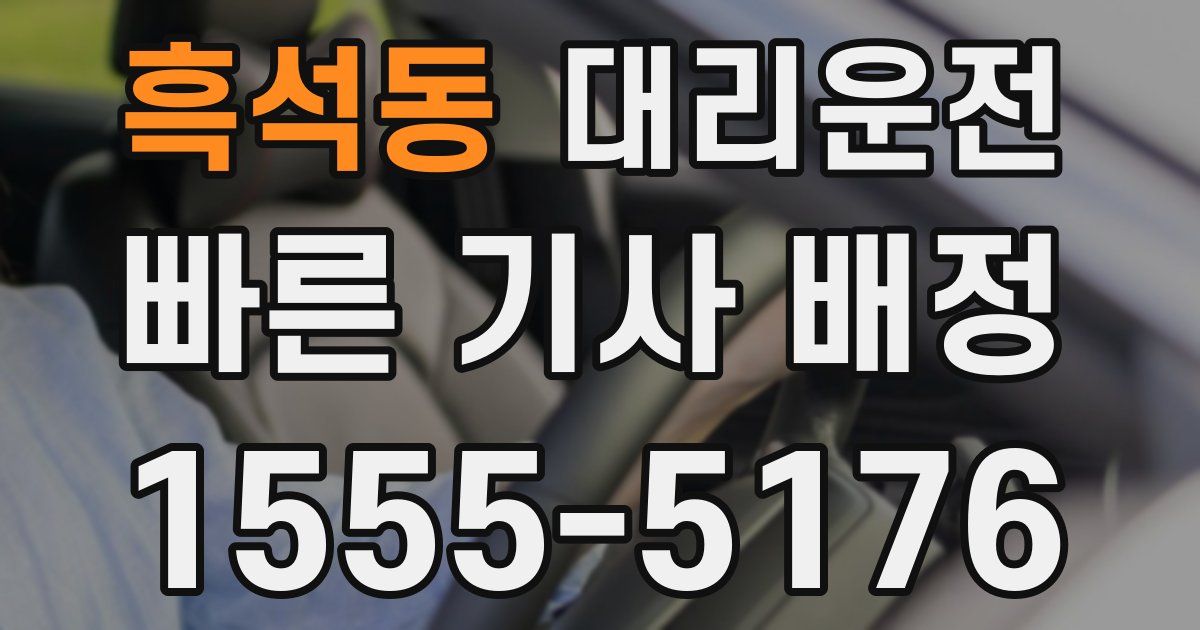 일일대리기사