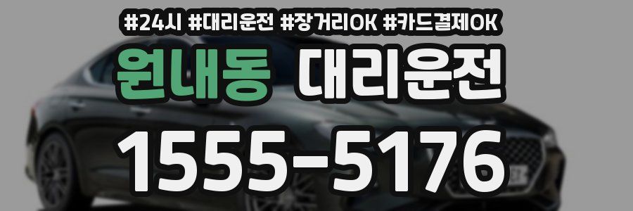 원내동 대리운전