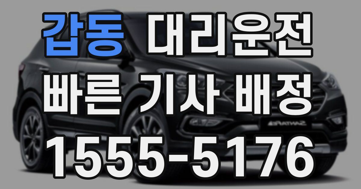 일일대리기사