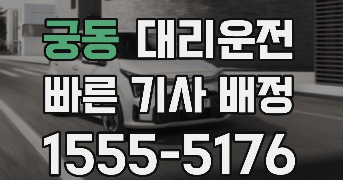 일일대리기사