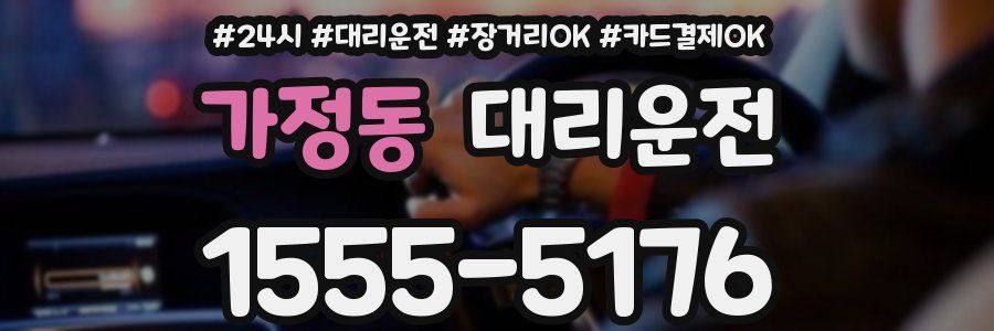 가정동 대리운전