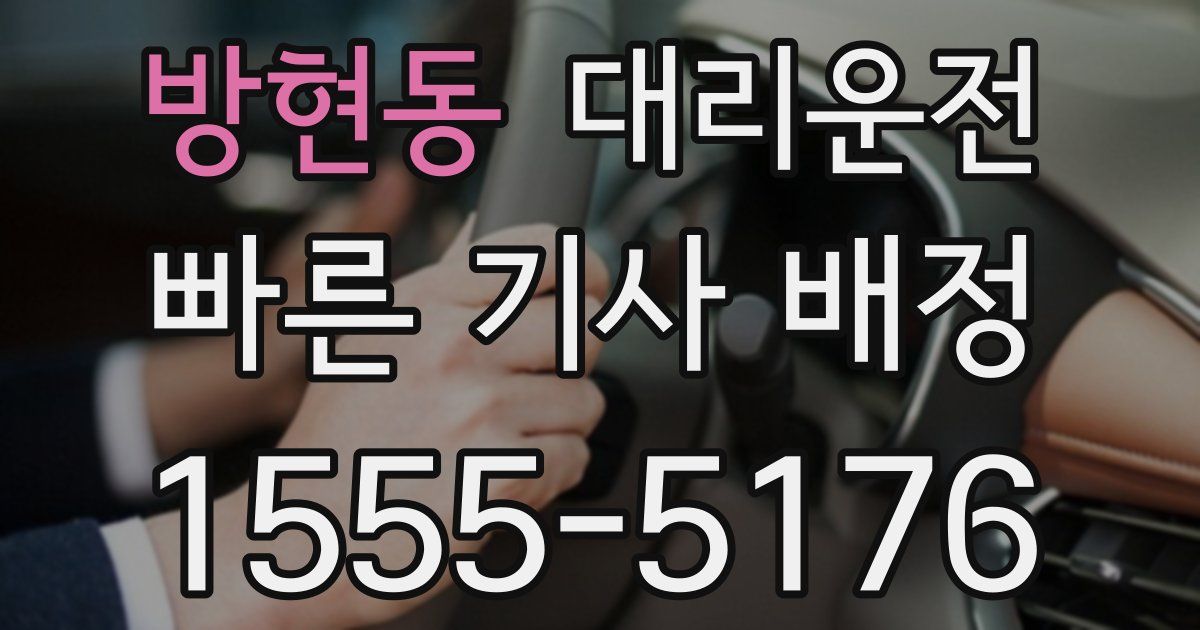 일일대리기사