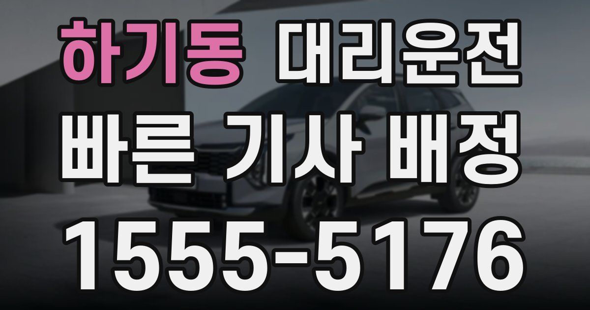 일일대리기사