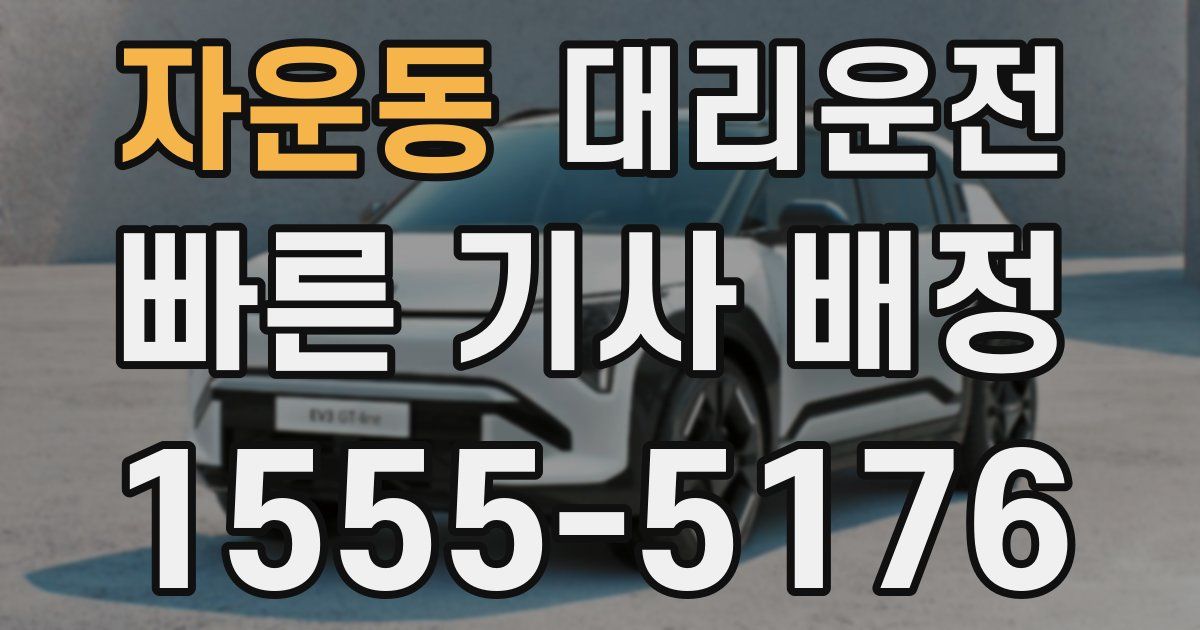 일일대리기사