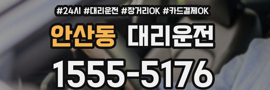 안산동 대리운전