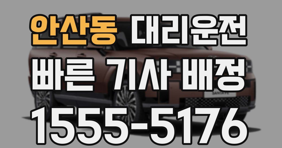 일일대리기사