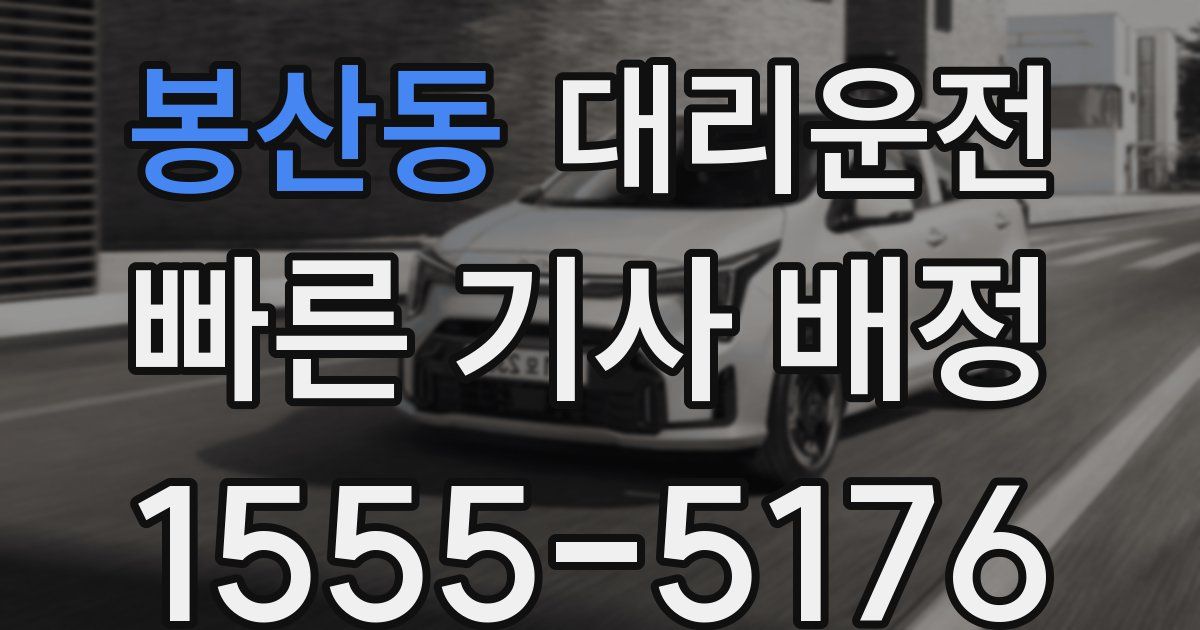 일일대리기사