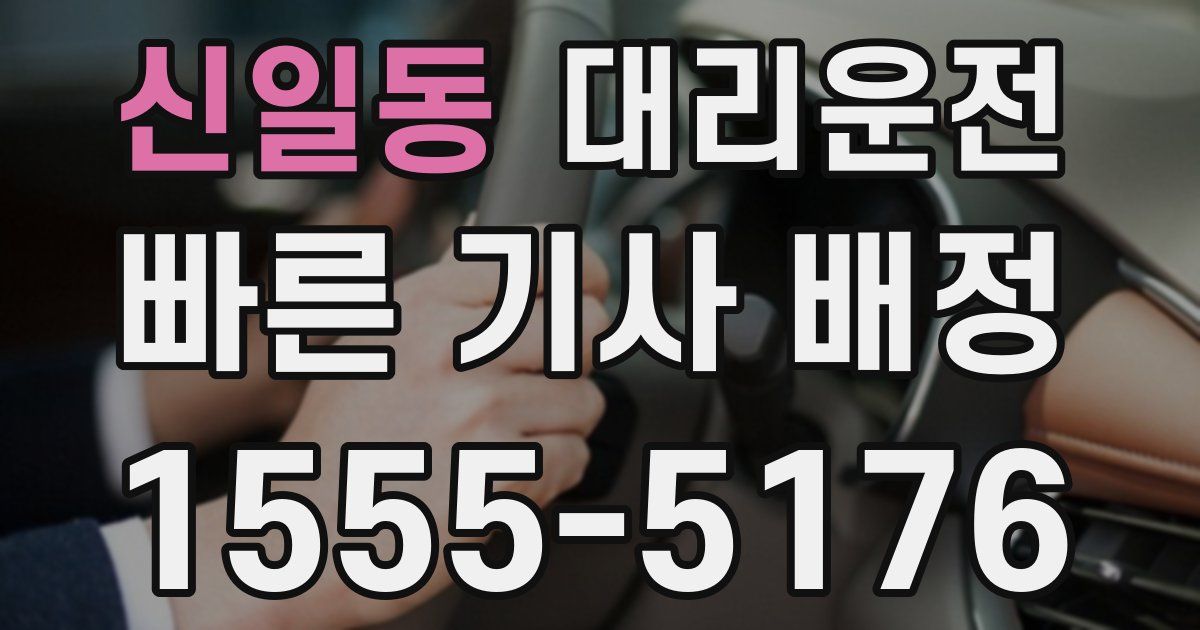 일일대리기사