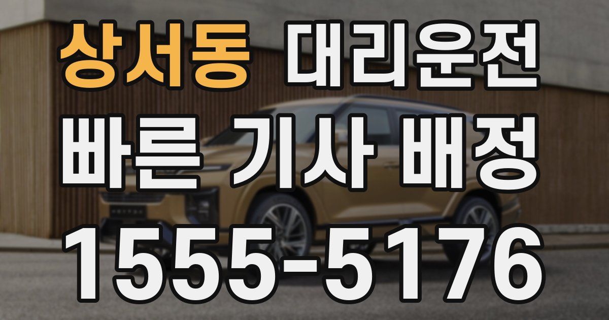 일일대리기사