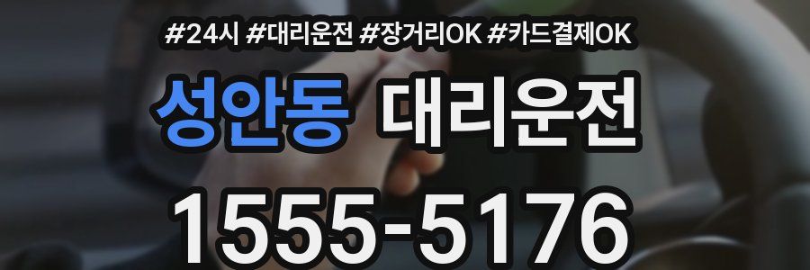 성안동 대리운전