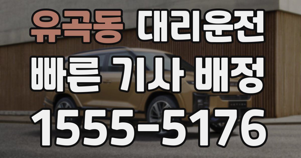 일일대리기사