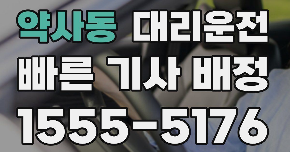 일일대리기사