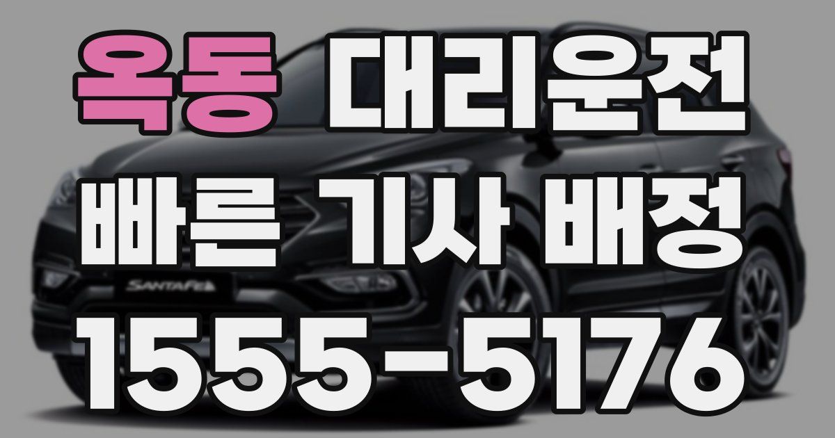 일일대리기사