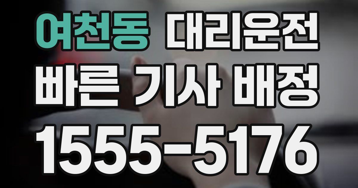 일일대리기사