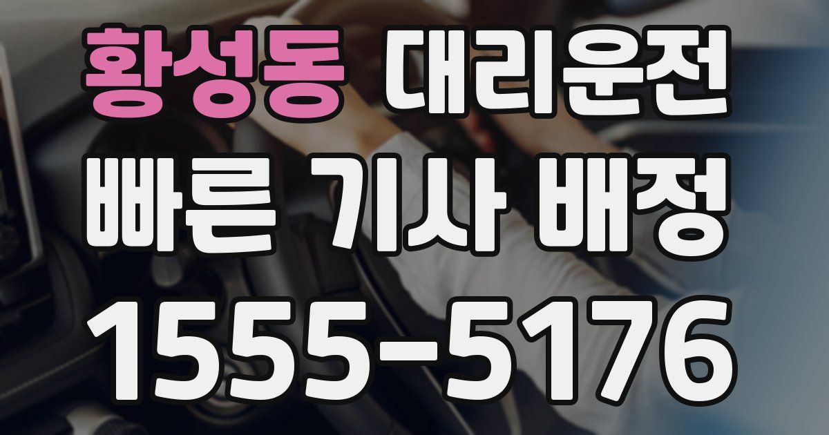 일일대리기사