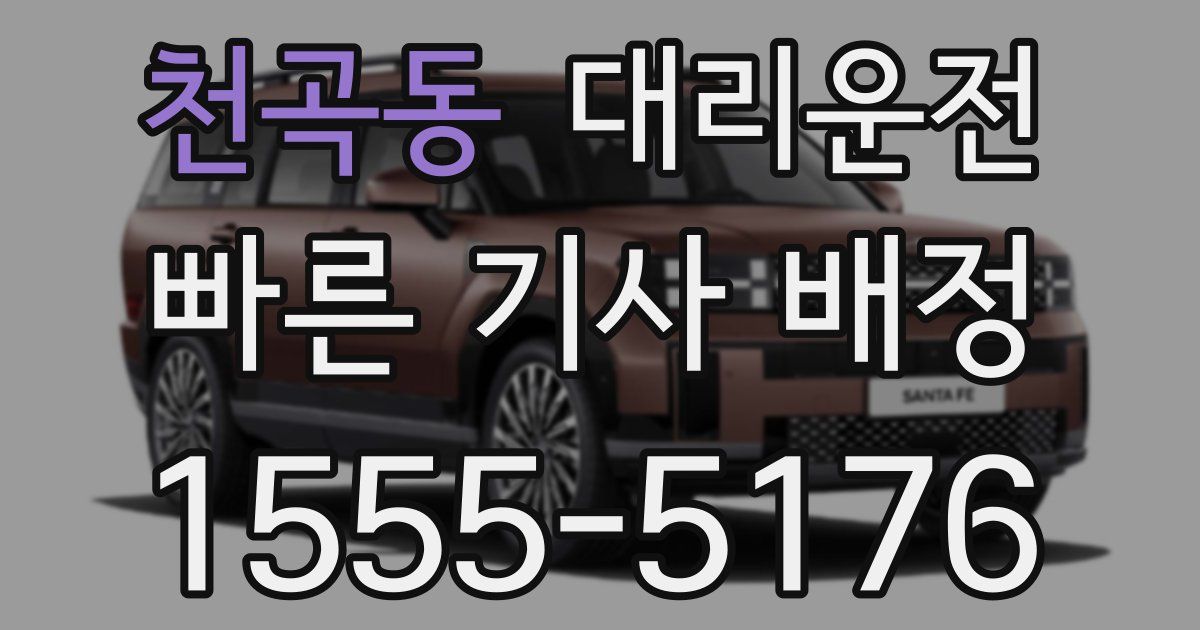 일일대리기사
