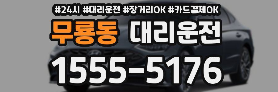 무룡동 대리운전