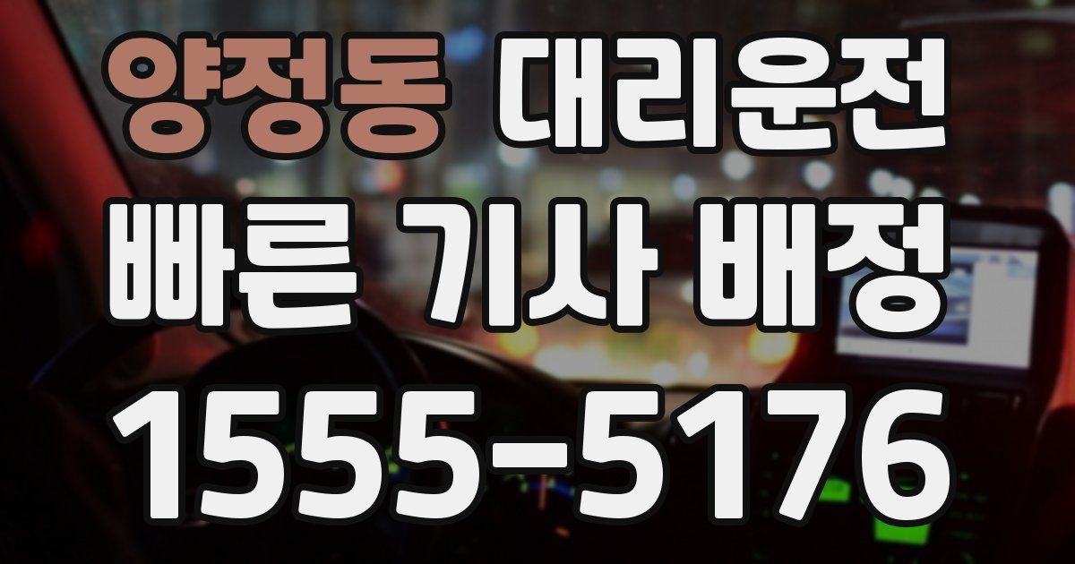 일일대리기사