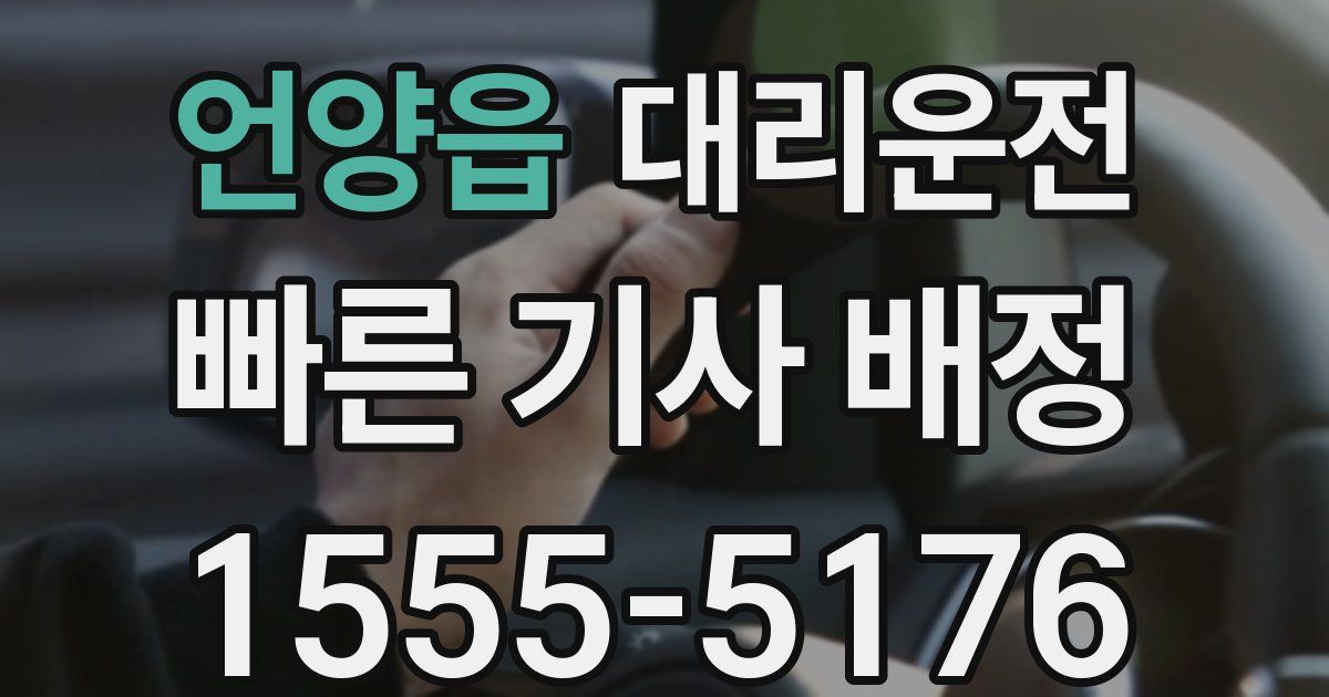 일일대리기사