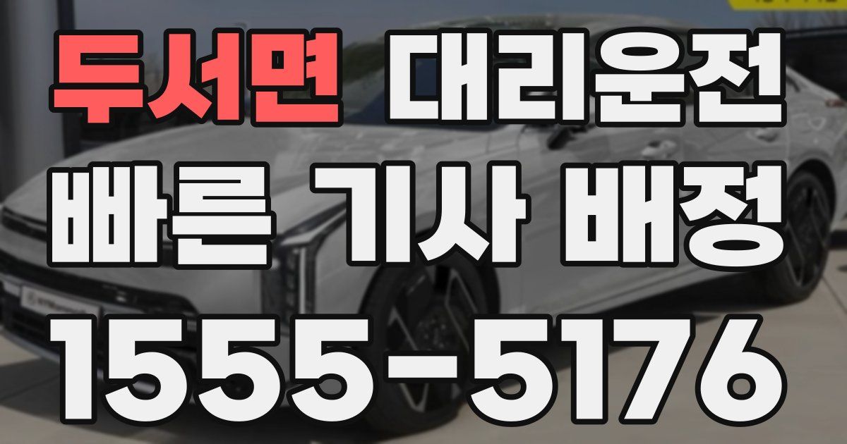 일일대리기사